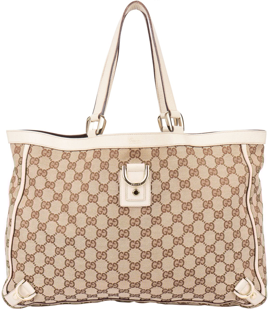 Gucci Gucci GG Monogram Abbey Handbag Bruin