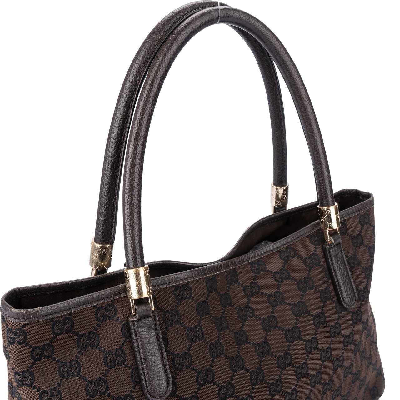 Gucci Gucci GG Monogram Handle Handbag Divers