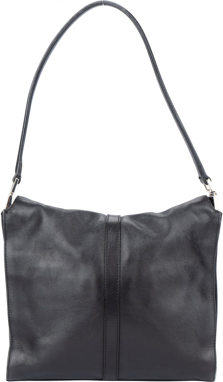 Gucci Gucci Black Leather Jackie Handbag Zwart