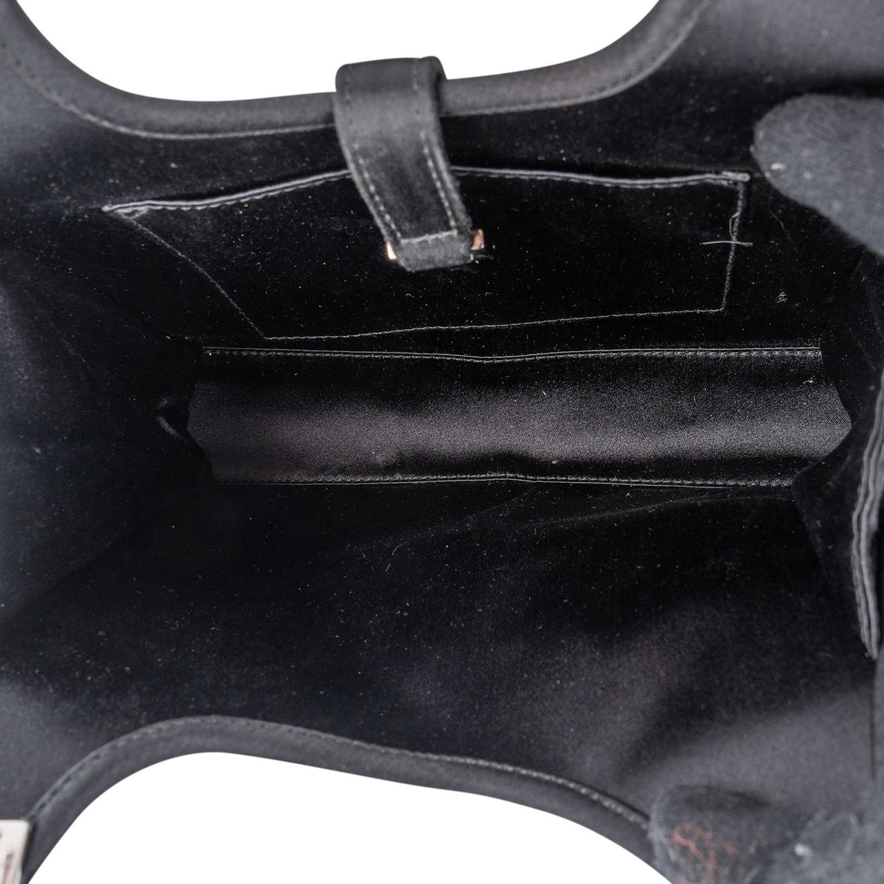 Gucci Gucci Mini Satin Jackie Handbag Zwart