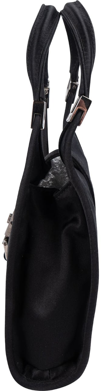 Gucci Gucci Mini Satin Jackie Handbag Zwart