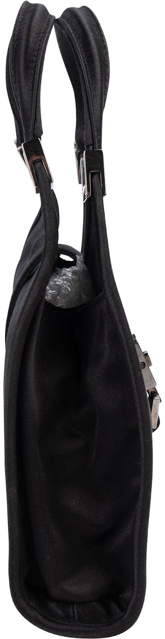 Gucci Gucci Mini Satin Jackie Handbag Zwart