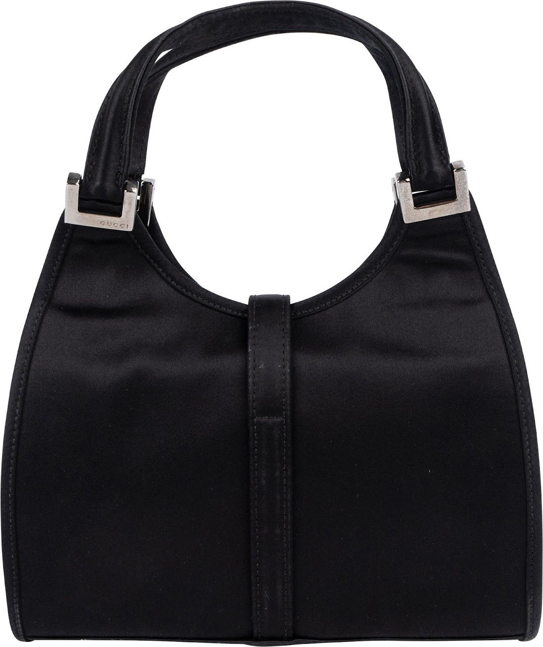 Gucci Gucci Mini Satin Jackie Handbag Zwart