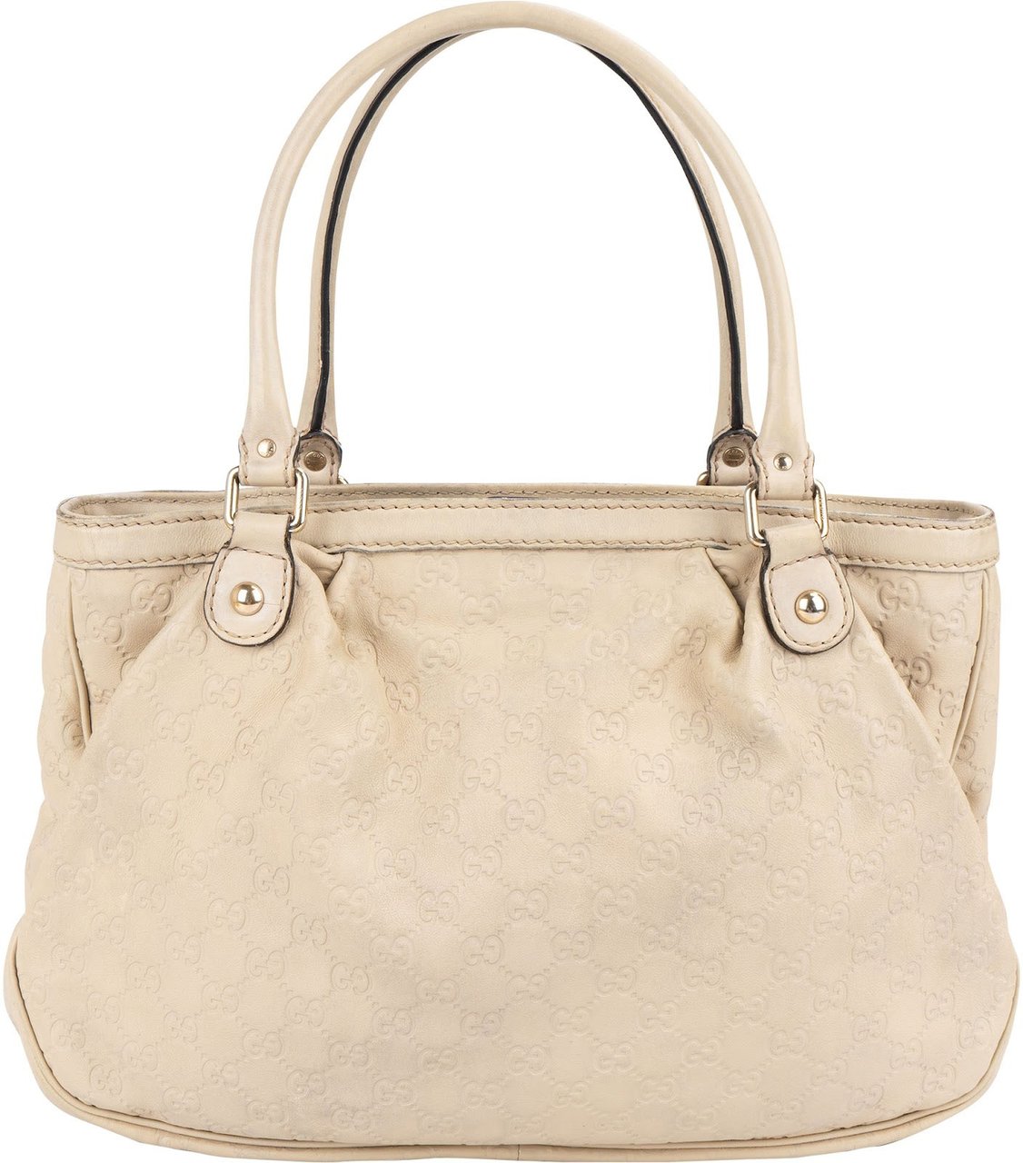 Gucci Gucci Guccissima Leather Sukey Handbag Beige