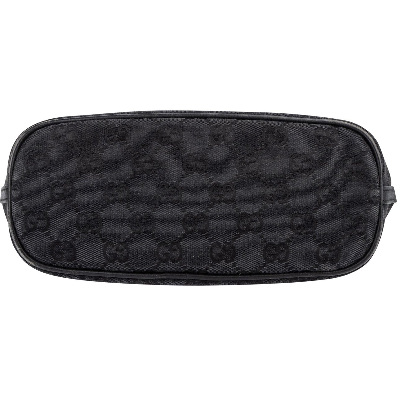 Gucci Gucci Monogram GG Boat Pochette Handbag Zwart