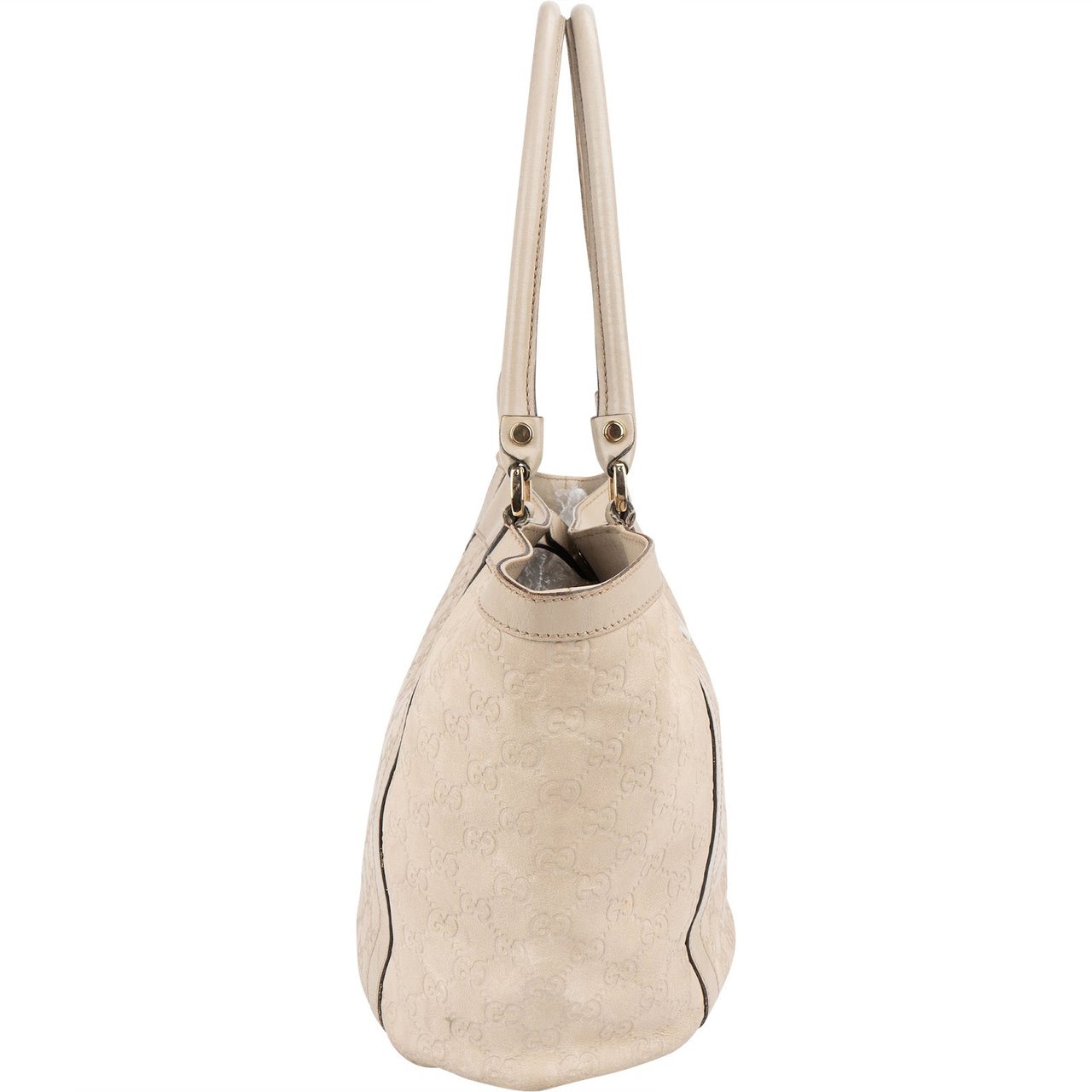 Gucci Gucci Guccissima Leather Abbey D-Ring Tote Shoulder Bag Wit
