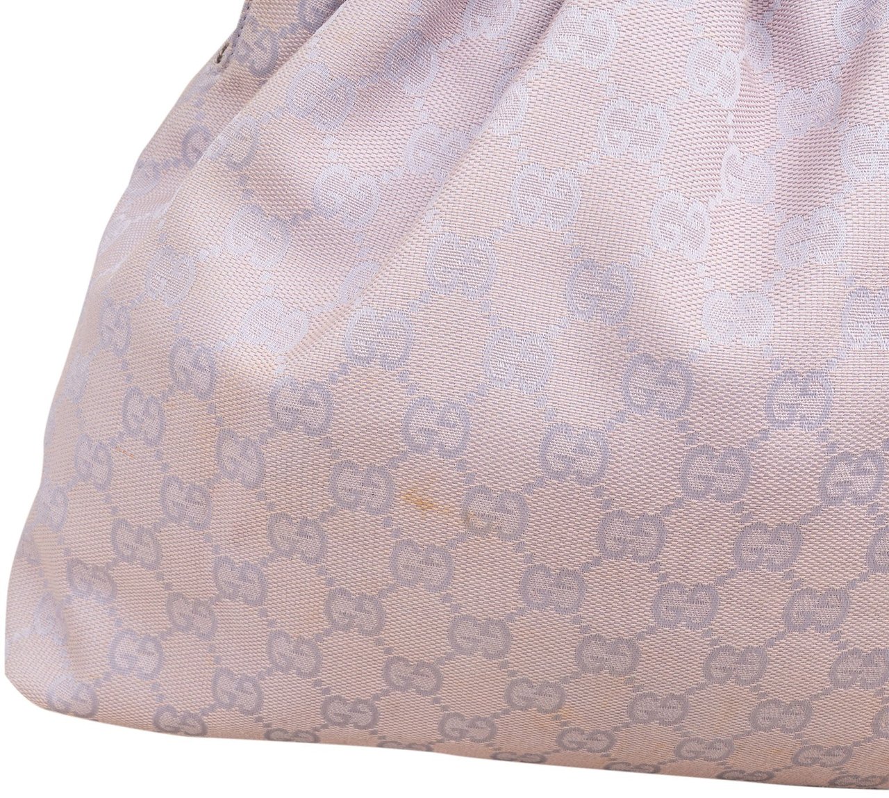 Gucci Gucci Lilac Monogram GG Bamboo Top Handle Handbag Paars