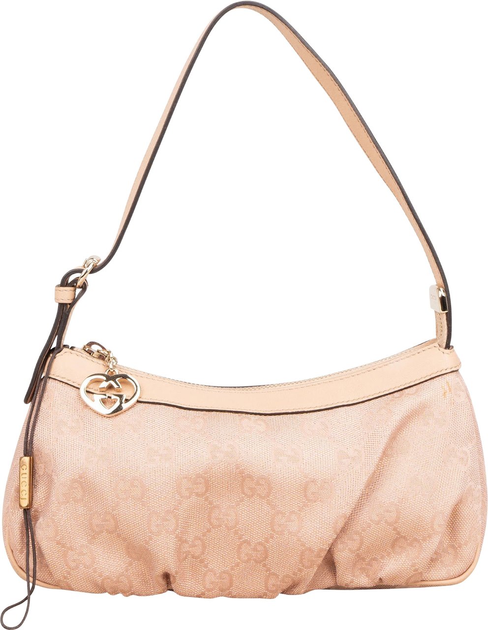 Gucci Monogram GG Heart Mini Shoulder Bag Roze