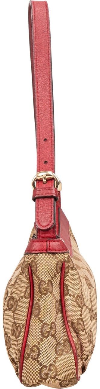 Gucci Gucci Monogram GG Heart Mini Shoulder Bag Beige