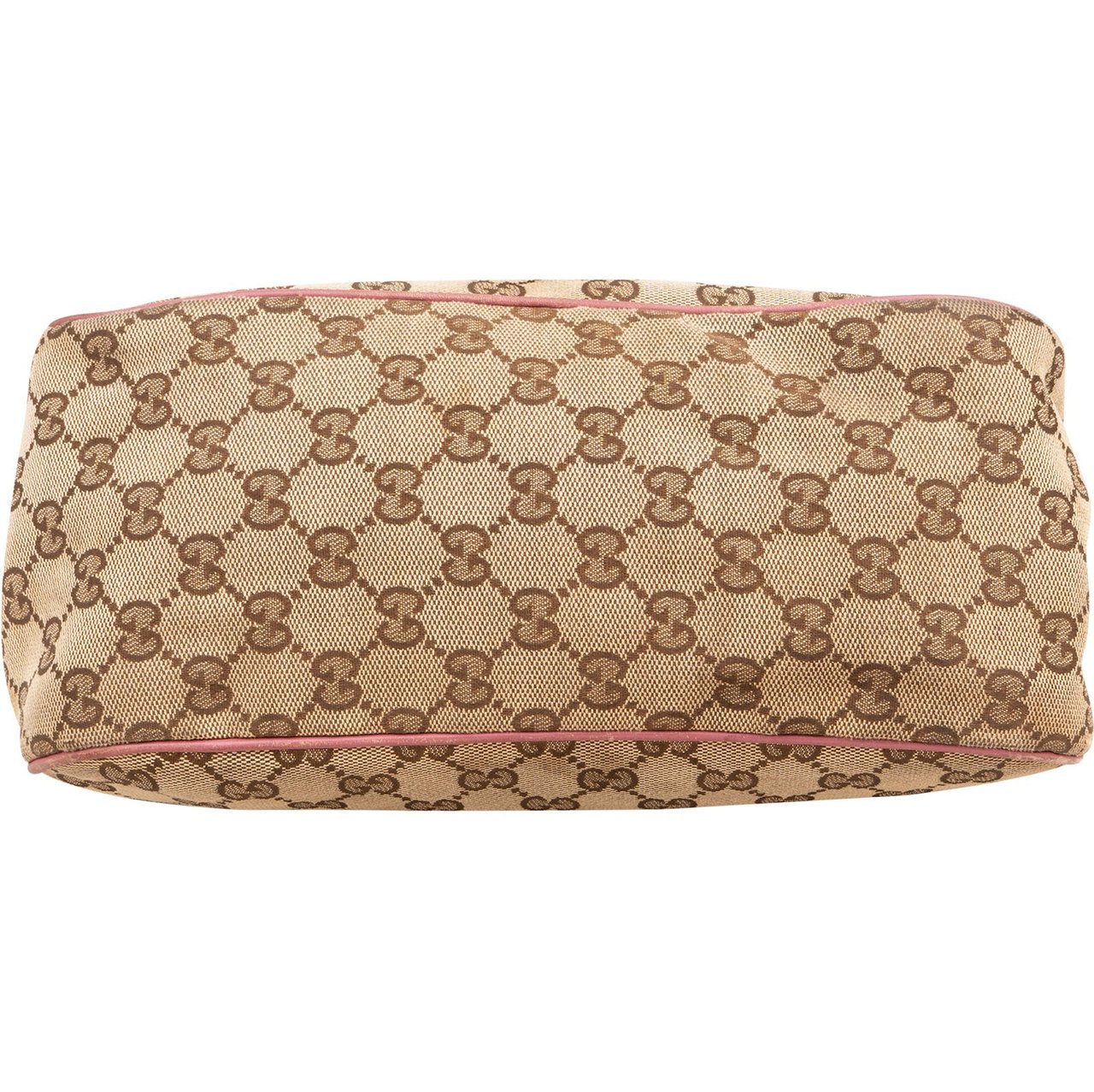 Gucci Gucci Monogram GG Sukey Messenger Crossbody Bag Beige