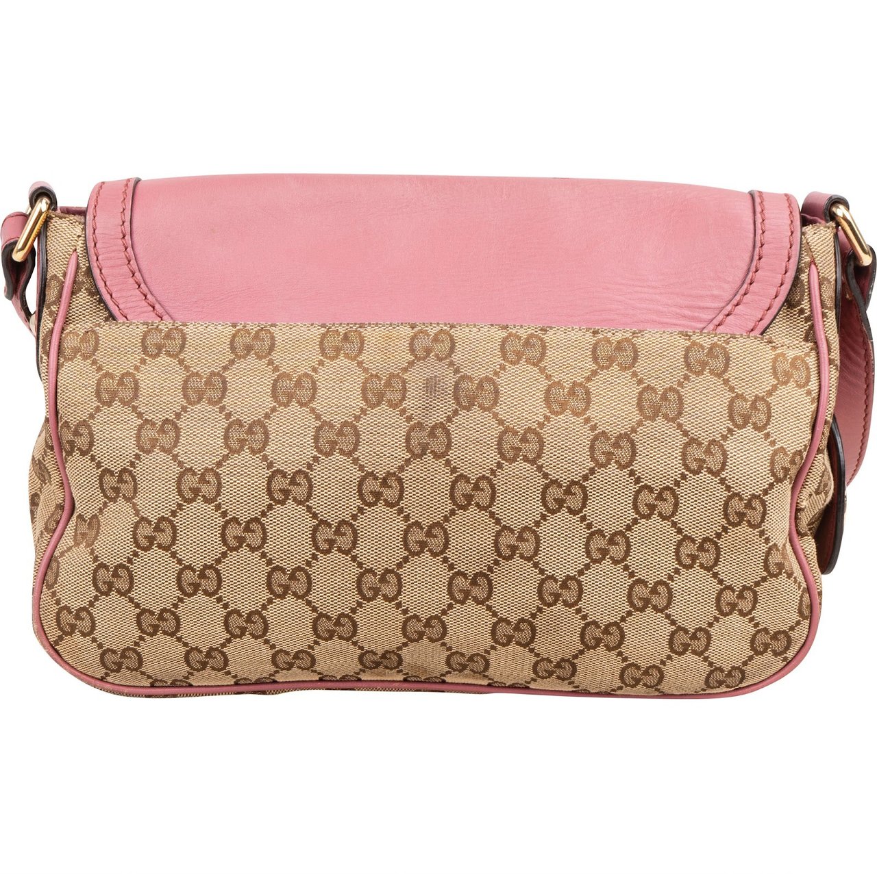 Gucci Gucci Monogram GG Sukey Messenger Crossbody Bag Beige
