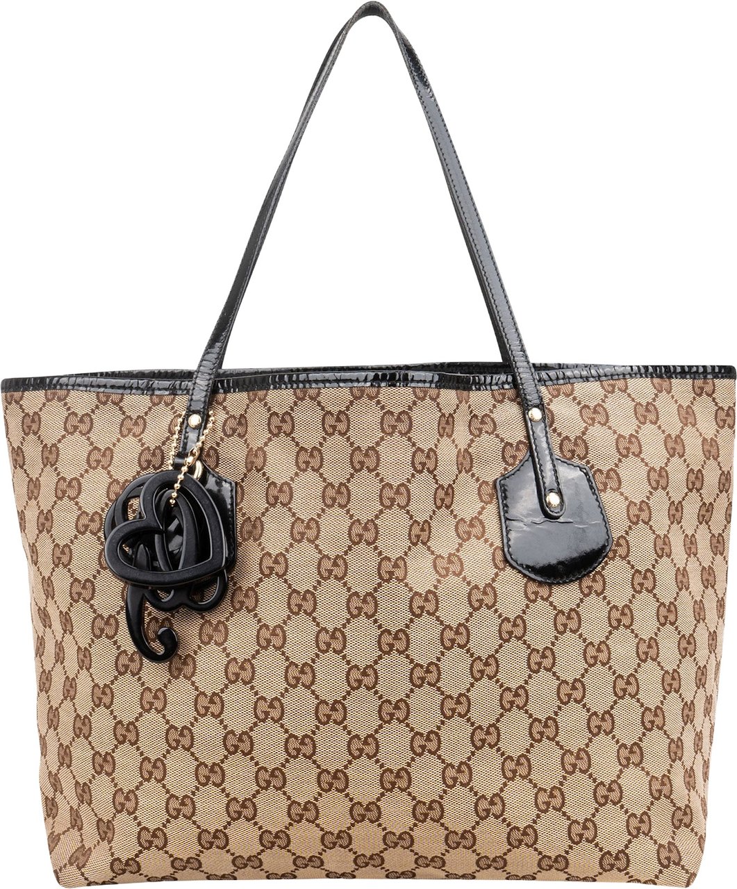 Gucci Gucci Monogram GG Charmy Handbag Beige