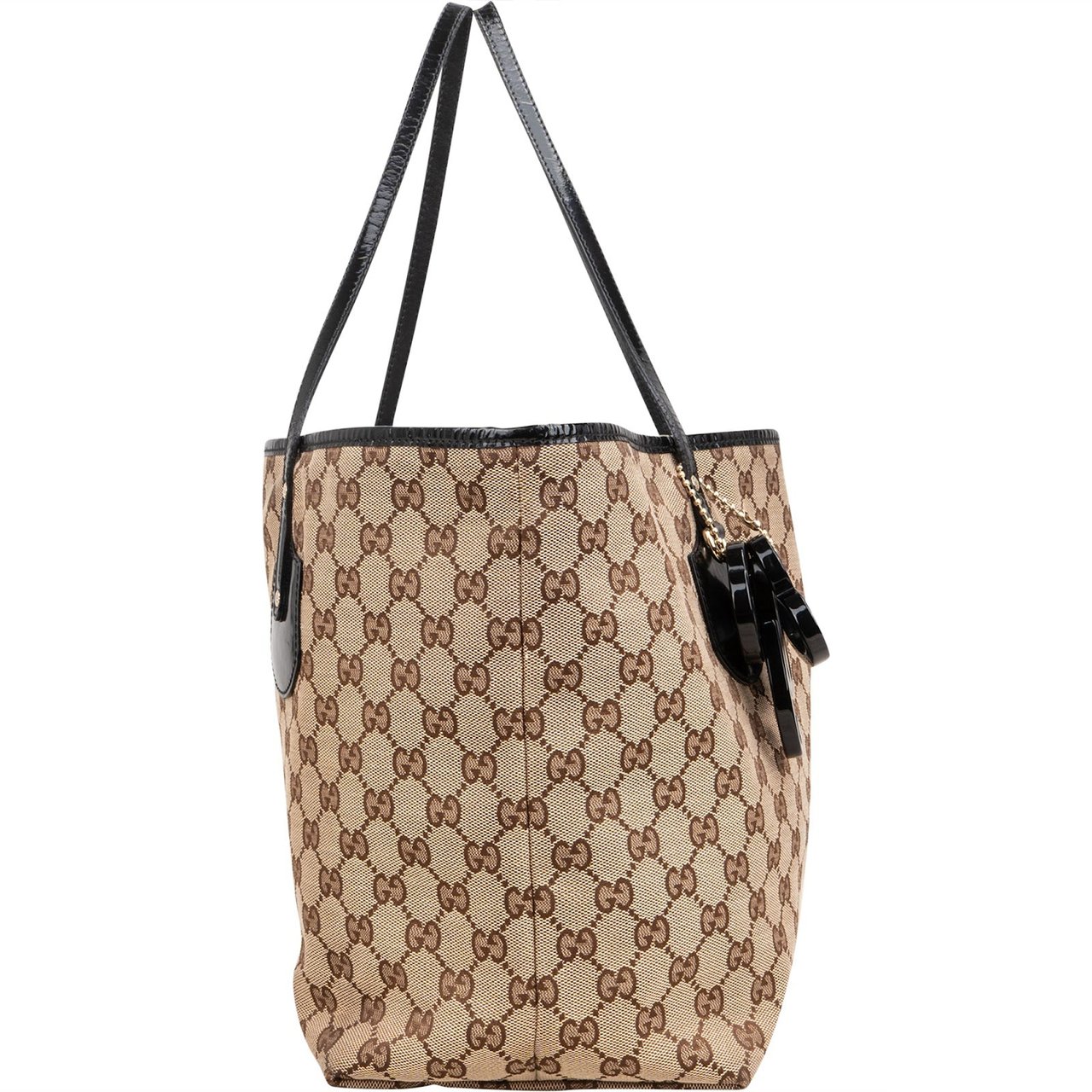Gucci Gucci Monogram GG Charmy Handbag Beige
