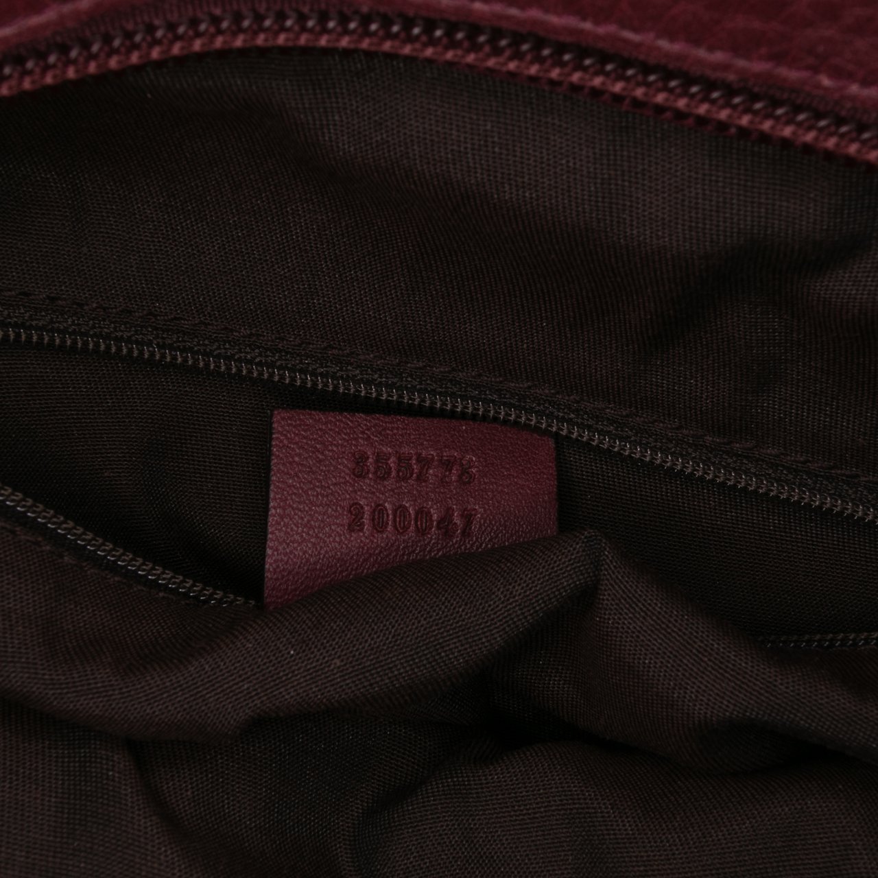 Gucci Guccissima Tender Bamboo Bar Tote Rood