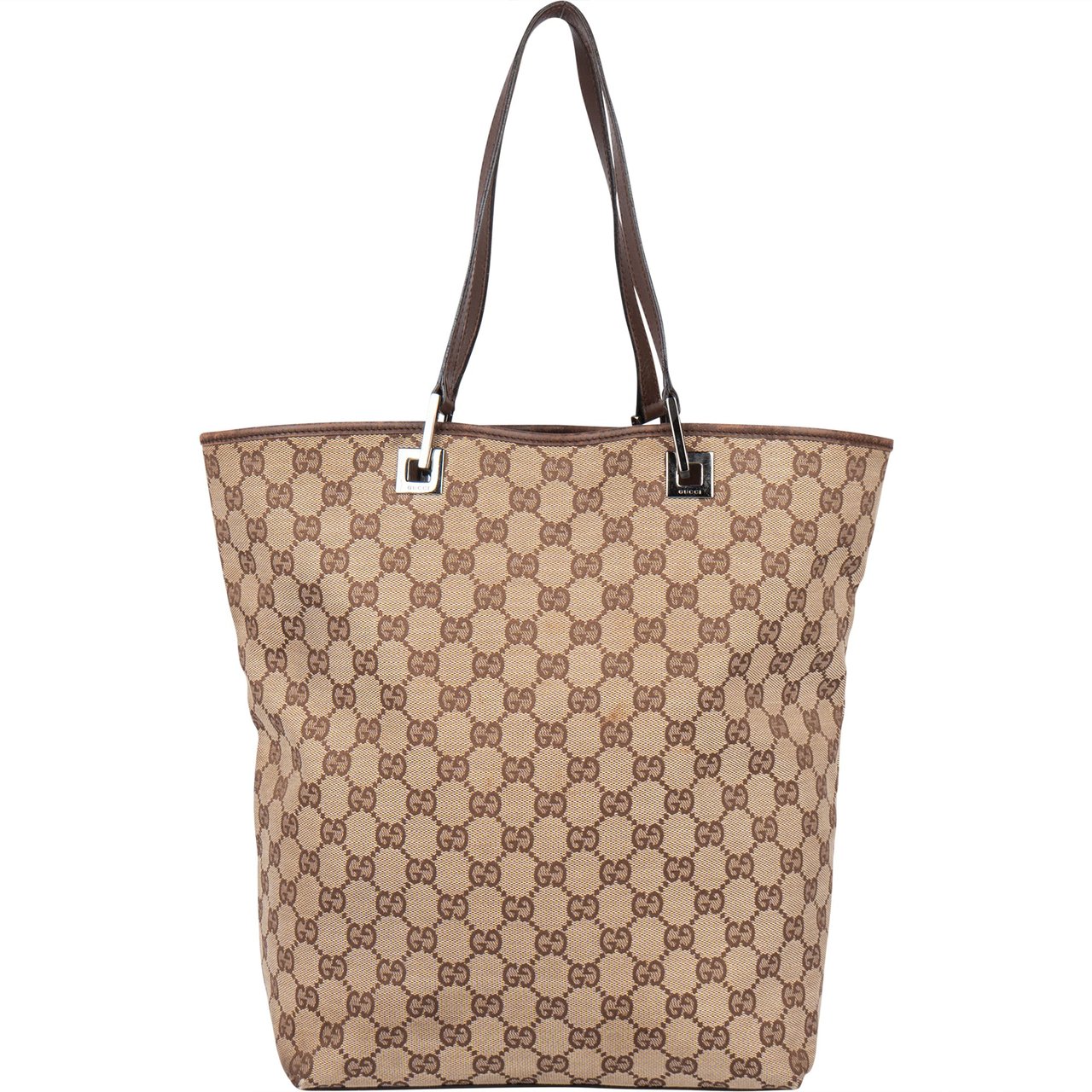 Gucci Gucci GG Monogram Handbag Bruin