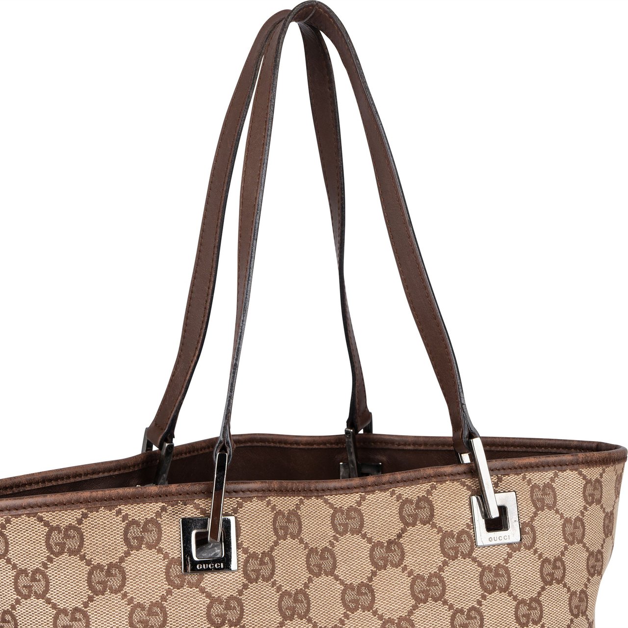 Gucci Gucci GG Monogram Handbag Bruin