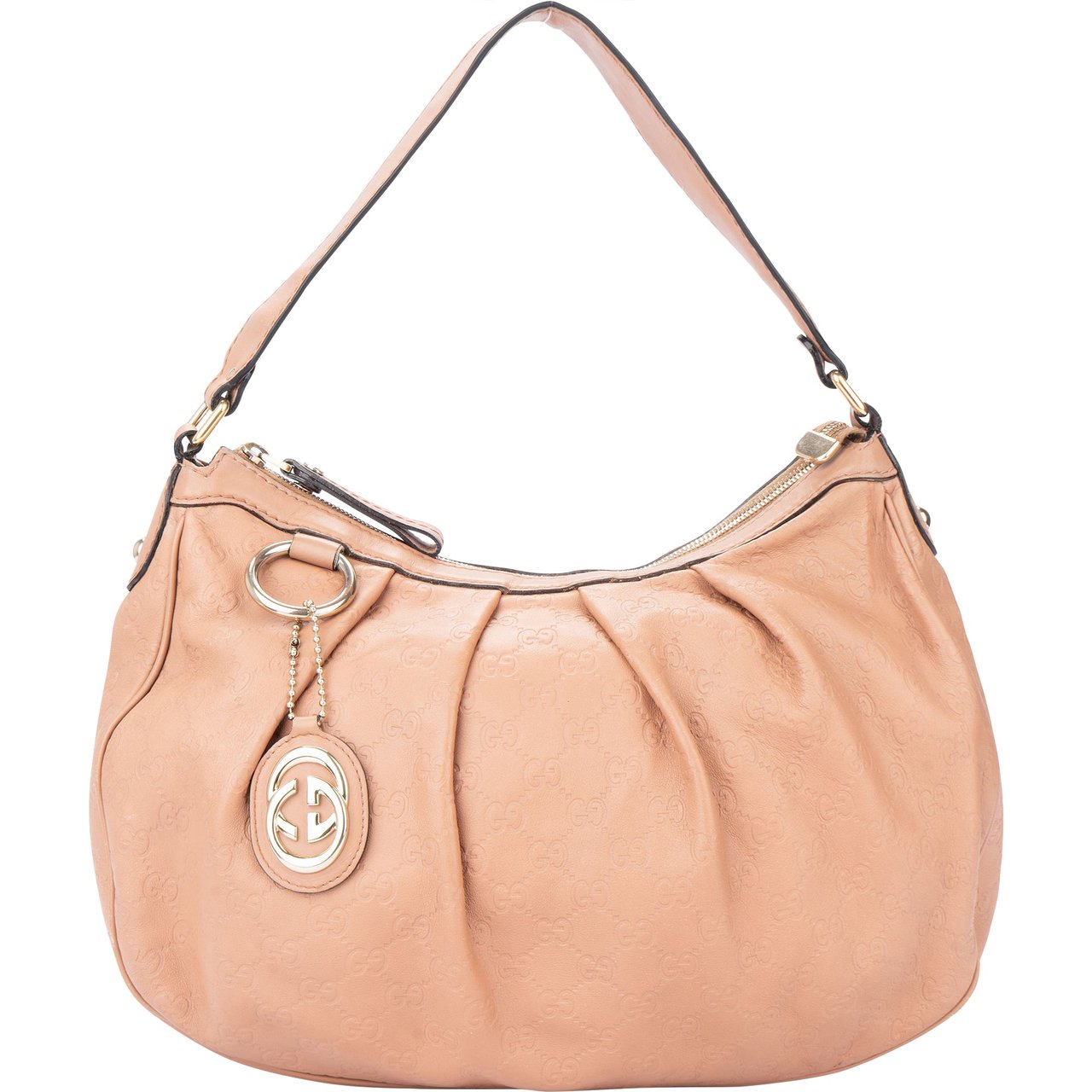 Gucci Gucci Rose GG Monogram Leather Sukey Handbag Divers