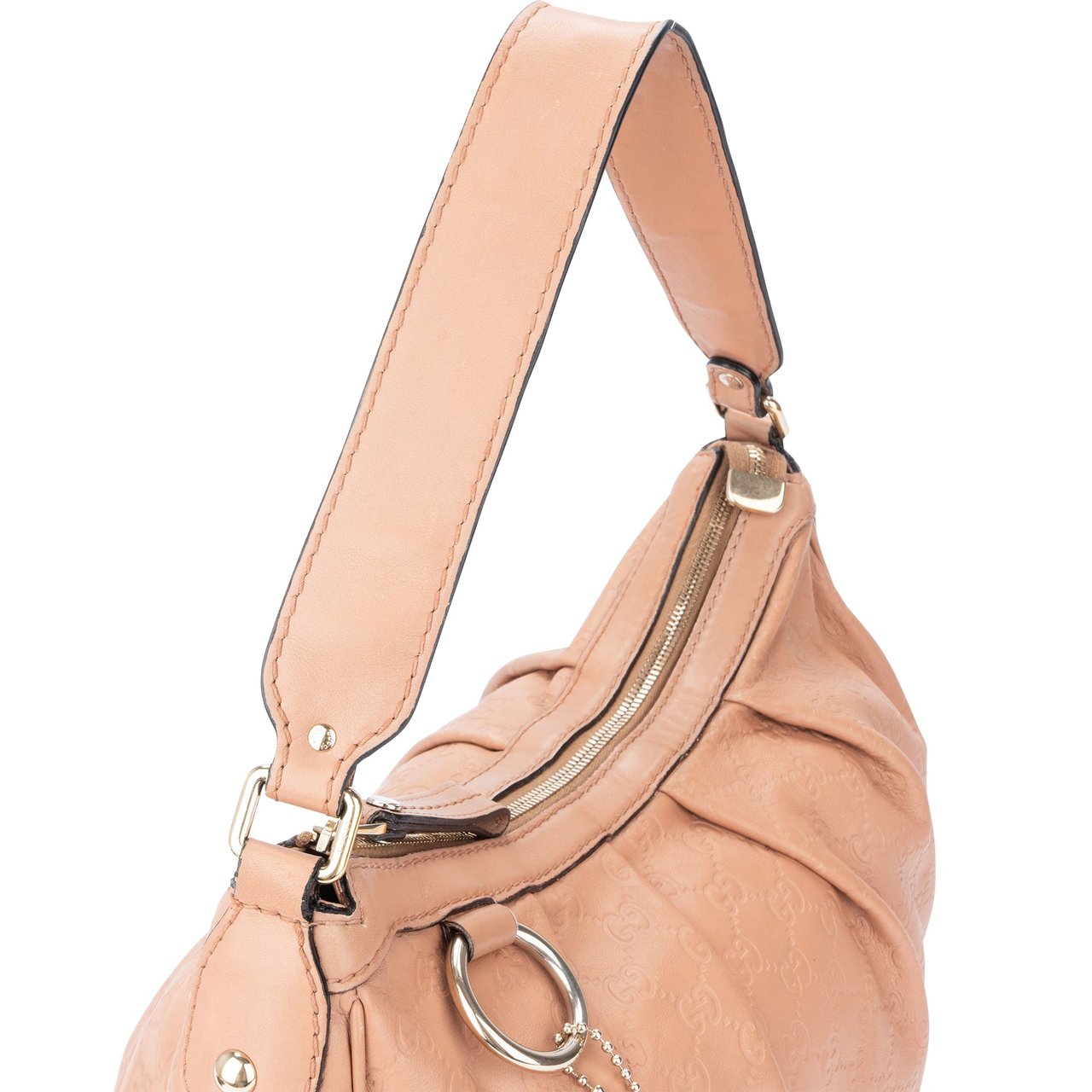 Gucci Gucci Rose GG Monogram Leather Sukey Handbag Divers