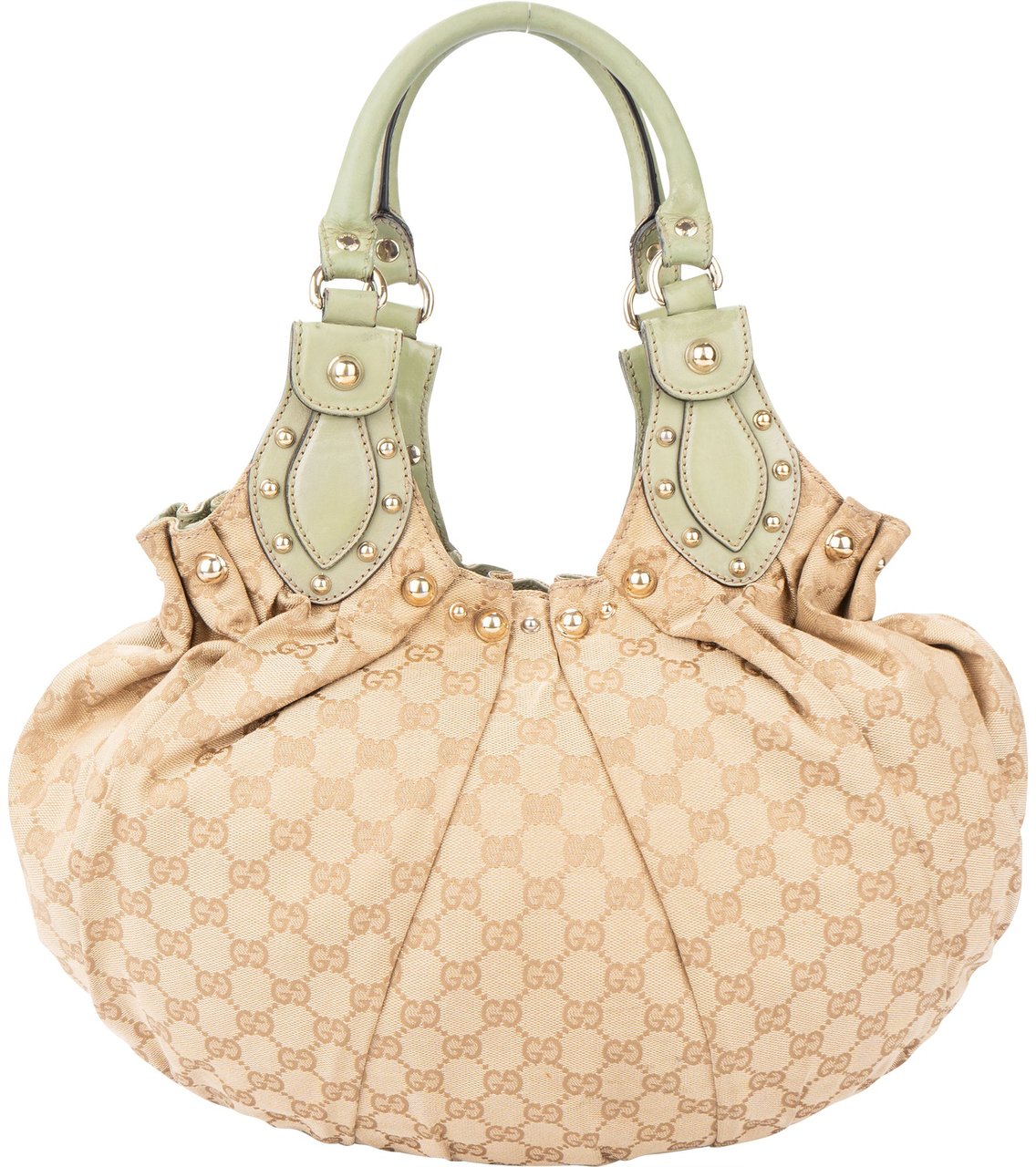 Gucci Gucci GG Monogram Studded Pelham Handbag Divers