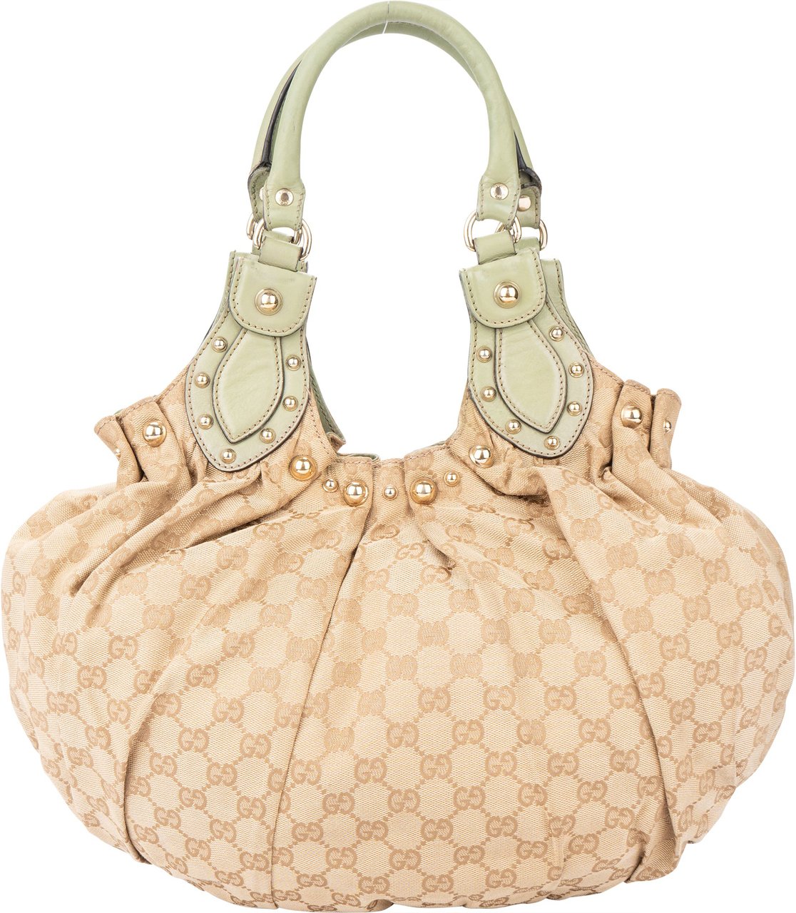 Gucci Gucci GG Monogram Studded Pelham Handbag Divers