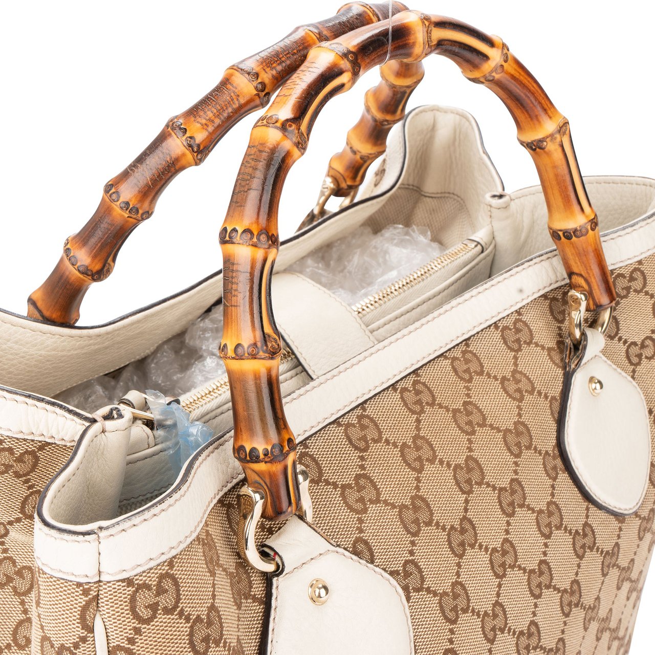 Gucci Gucci GG Monogram Bamboo Handbag Divers