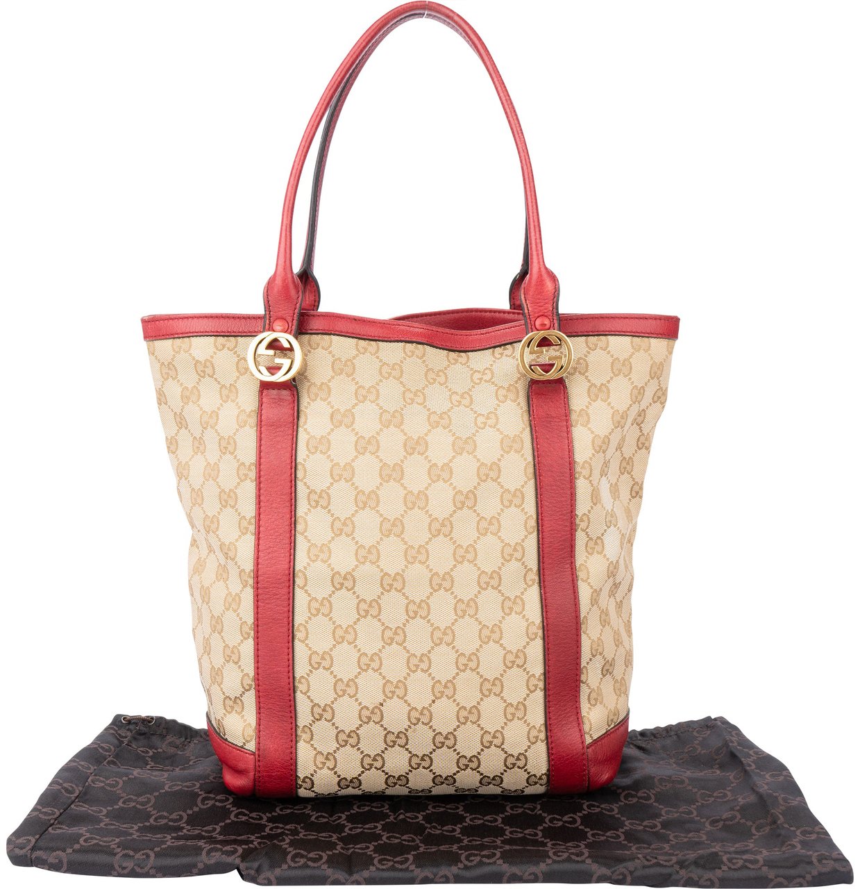 Gucci Gucci GG Monogram Twin Heart Handbag Divers