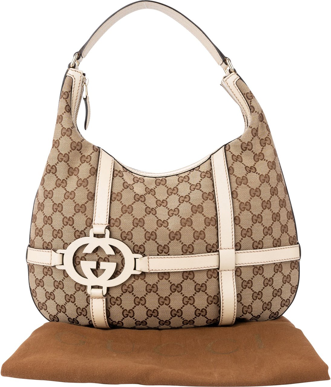 Gucci Gucci GG Monogram Central Hobo Bag Divers