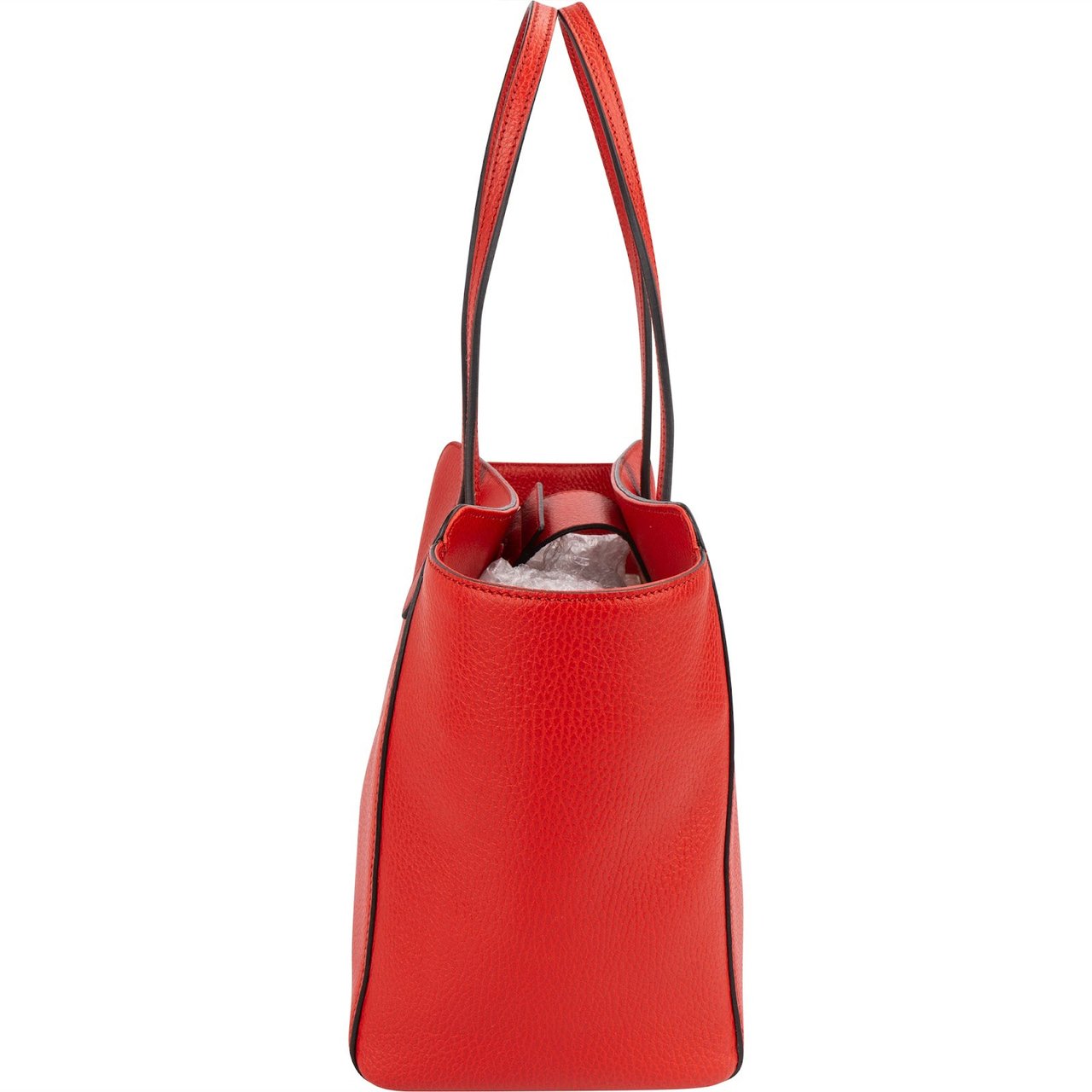 Gucci Gucci Red Leather Swing Shoulder Bag Rood