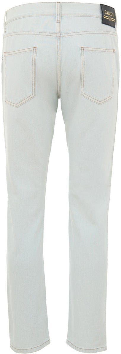 Gucci Trousers Light Blue Divers