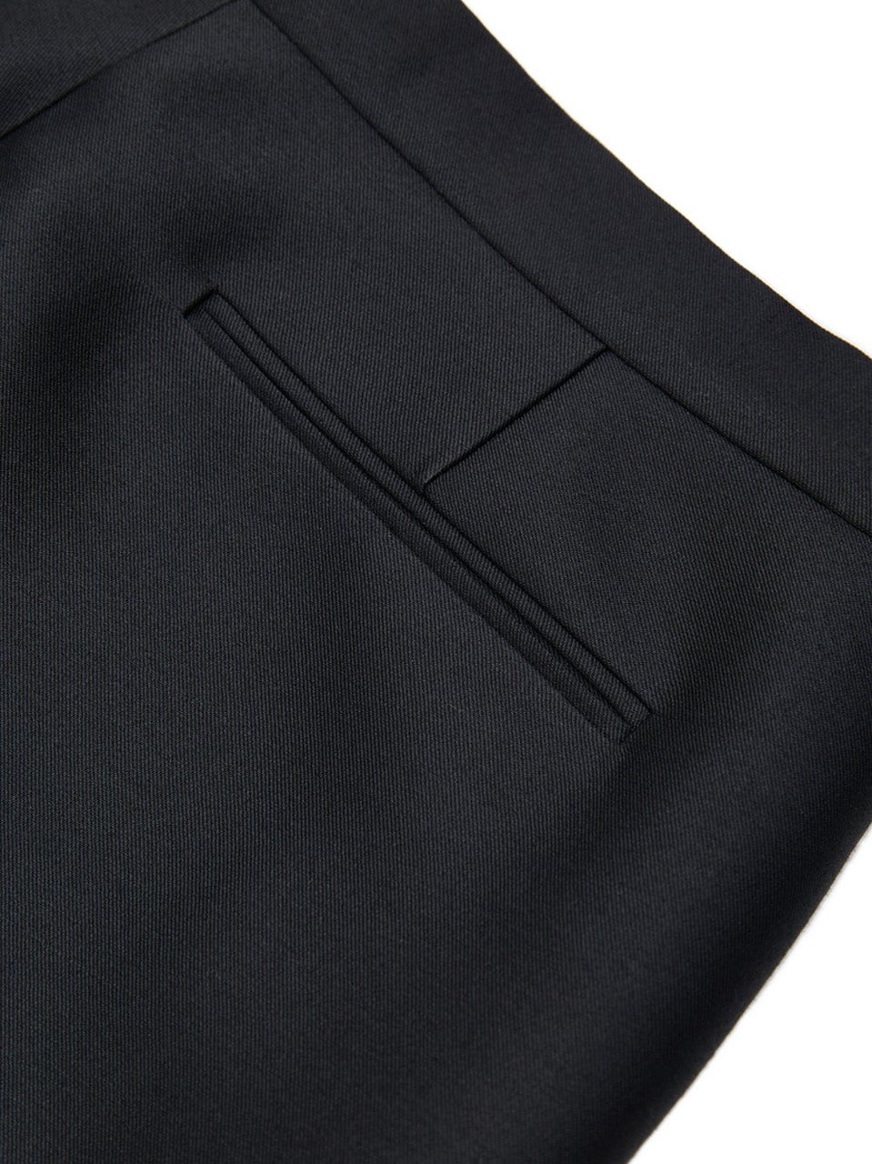 Gucci Black Tailored Trousers in Gucci Technical Fabric Zwart
