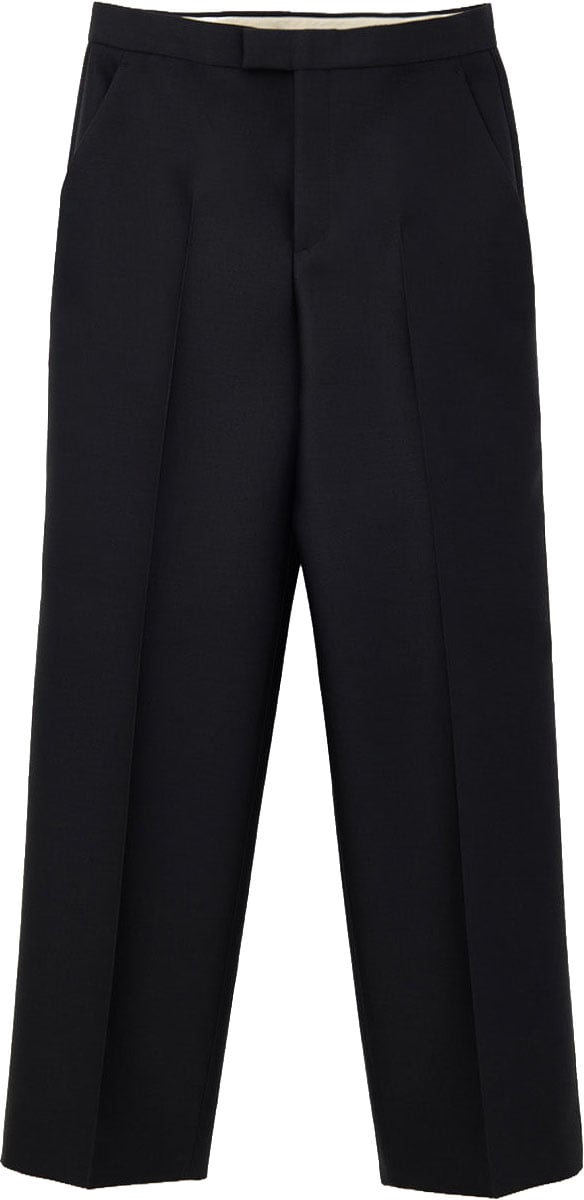 Gucci Black Tailored Trousers in Gucci Technical Fabric Zwart