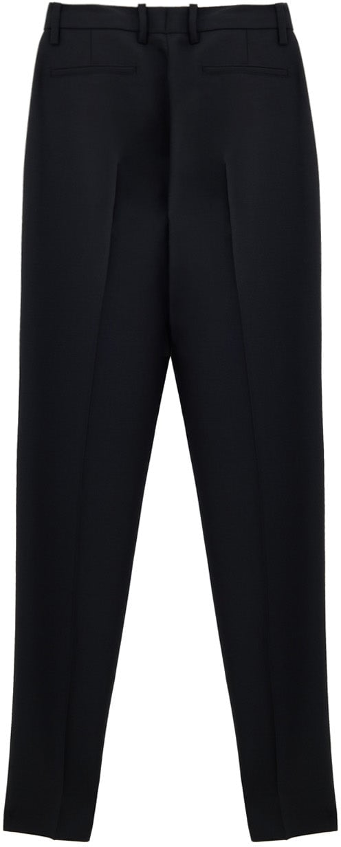 Gucci Black Tailored Trousers with Gucci Metallic Detail Zwart