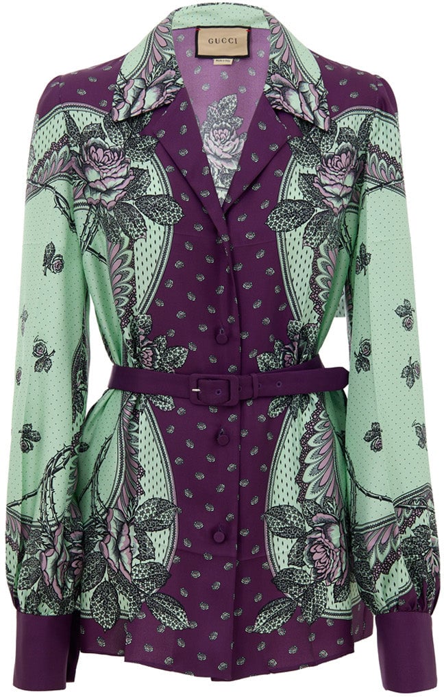 Gucci Shirts Aqua Green Groen