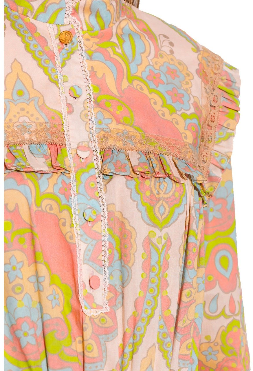 Gucci Fiorito Floral Dress Divers