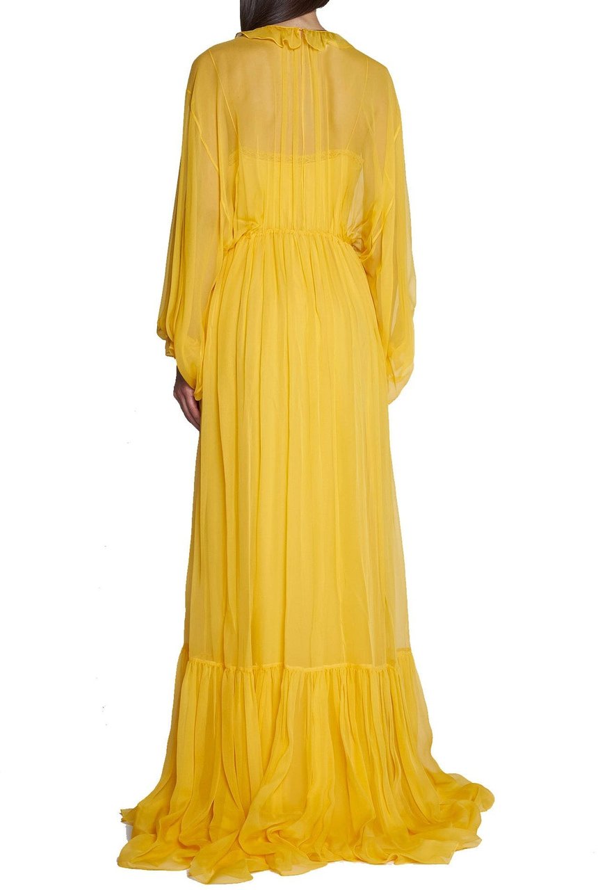 Gucci Silk Long Dress Divers