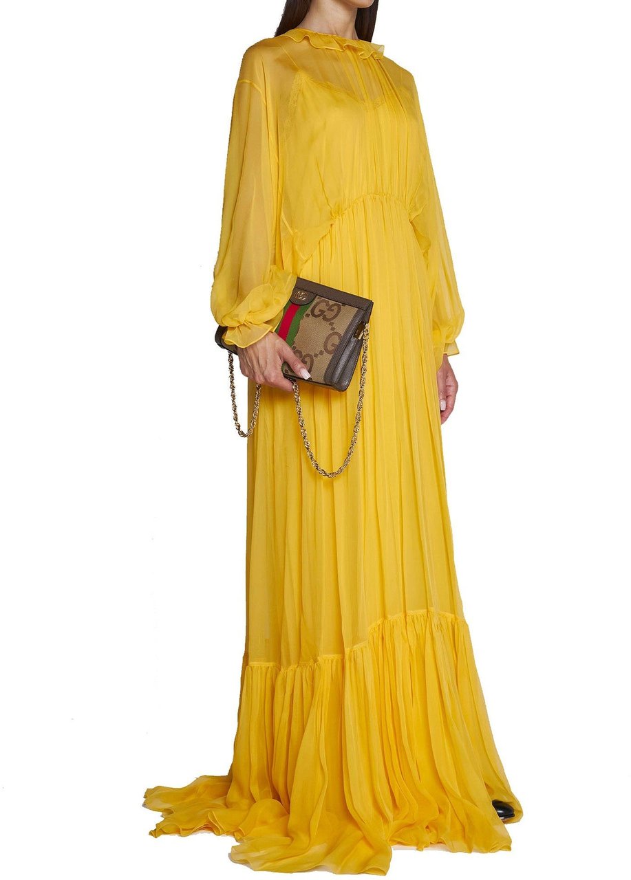 Gucci Silk Long Dress Divers