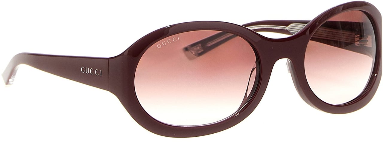 Gucci Bordeaux Acetate Sunglasses Maroon