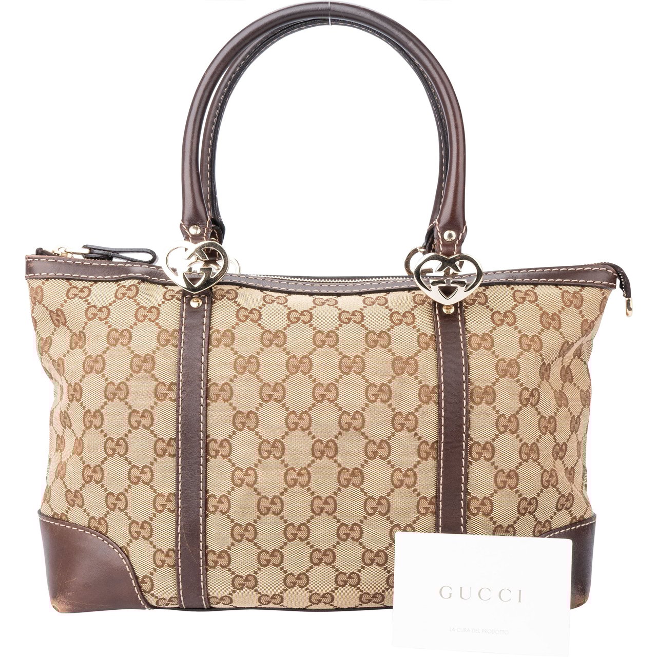 Gucci Gucci GG Monogram Twin Heart Handbag Divers
