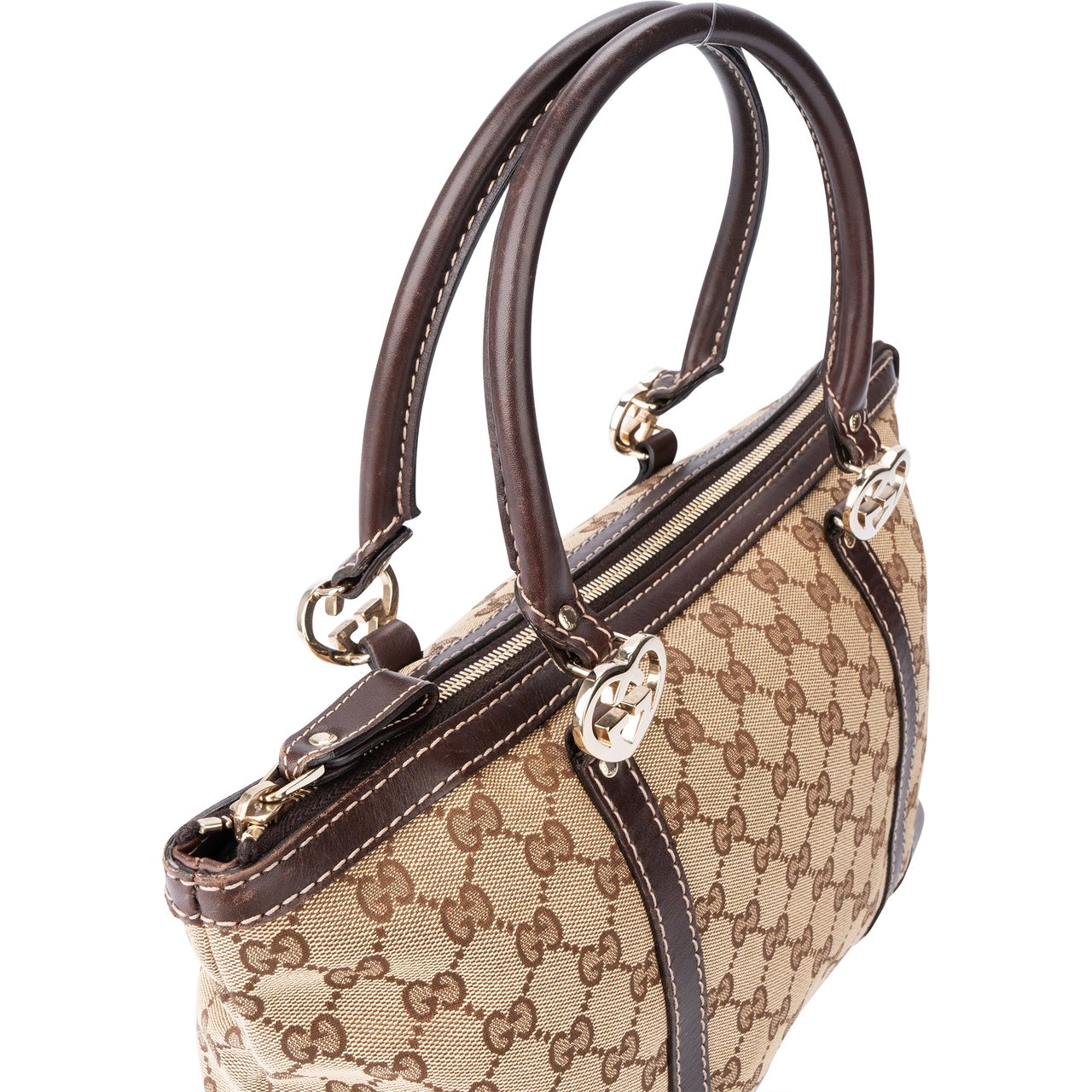 Gucci Gucci GG Monogram Twin Heart Handbag Divers