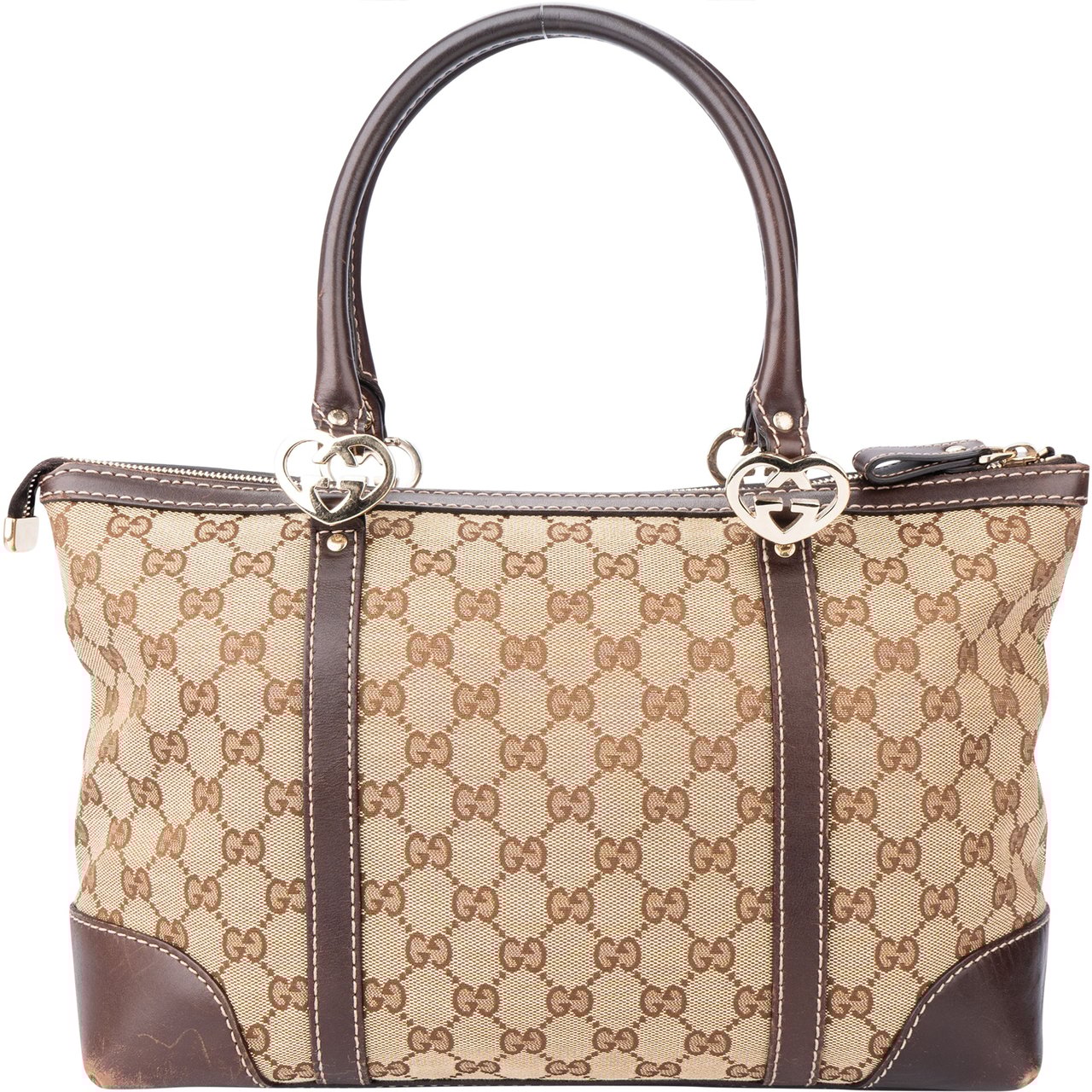 Gucci Gucci GG Monogram Twin Heart Handbag Divers