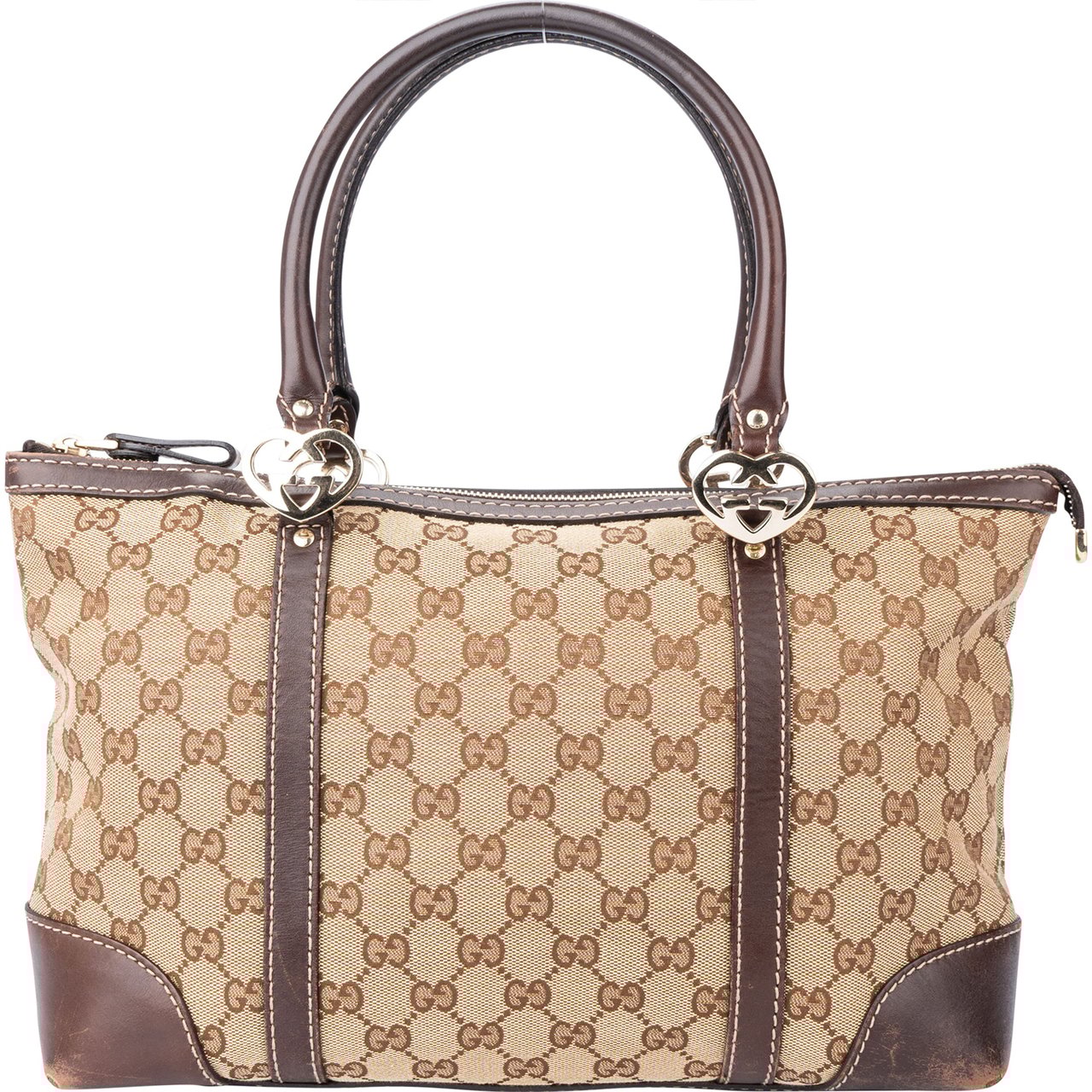 Gucci Gucci GG Monogram Twin Heart Handbag Divers