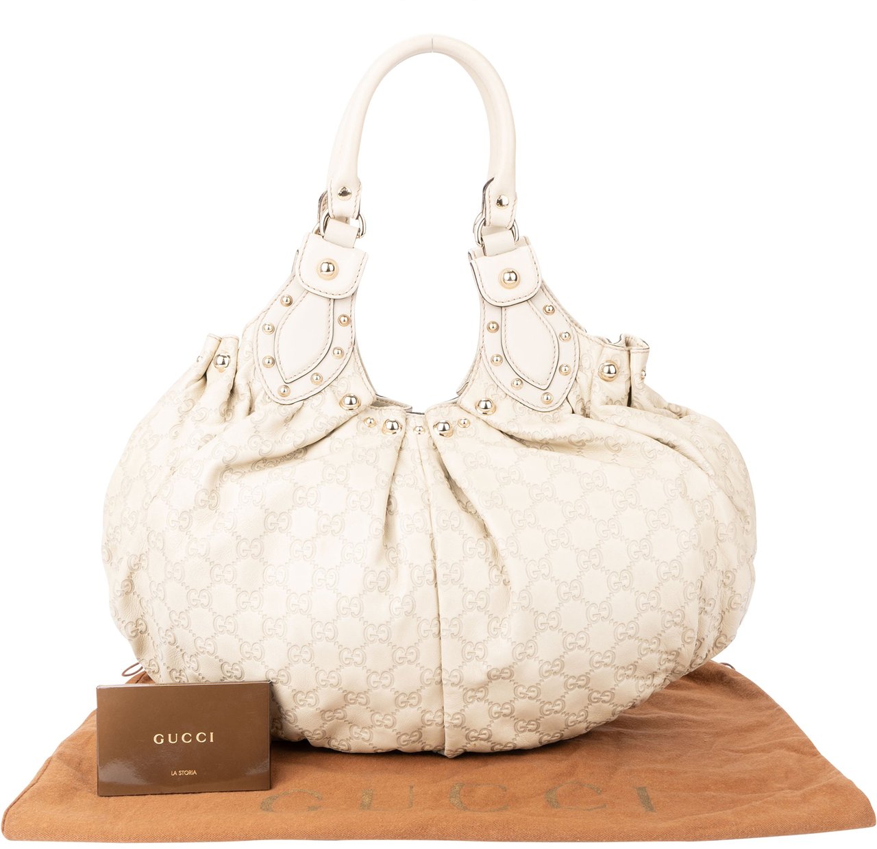 Gucci Gucci GG Leather Monogram Palham Handbag Divers