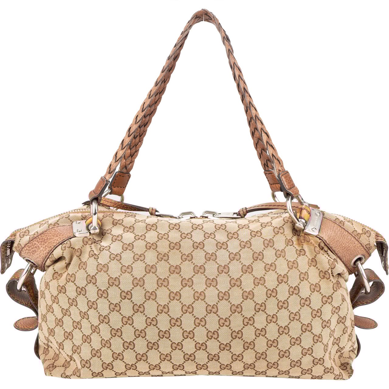 Gucci Gucci GG Monogram Bamboo Shoulder Bag Divers