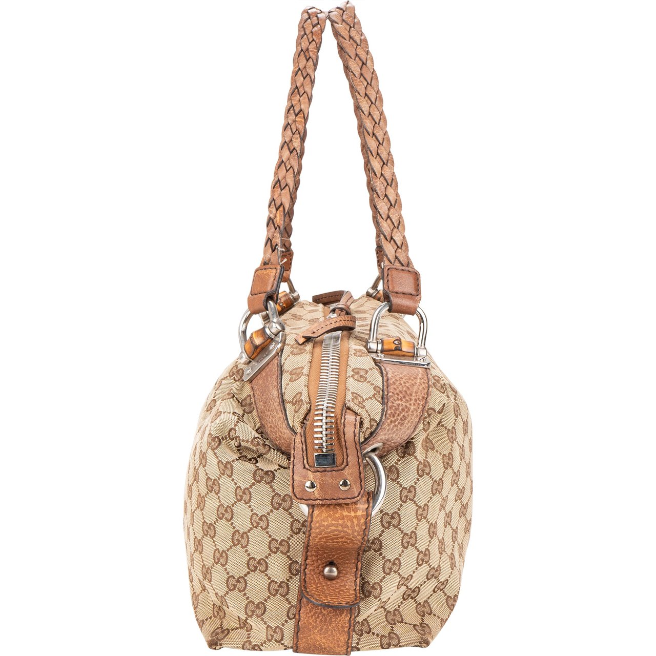 Gucci Gucci GG Monogram Bamboo Shoulder Bag Divers