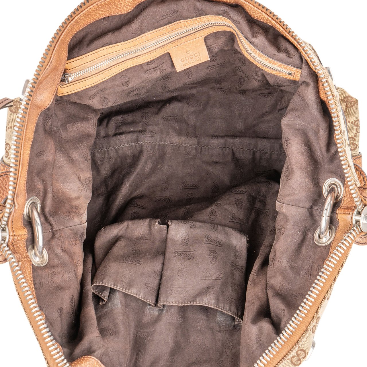 Gucci Gucci GG Monogram Bamboo Shoulder Bag Divers