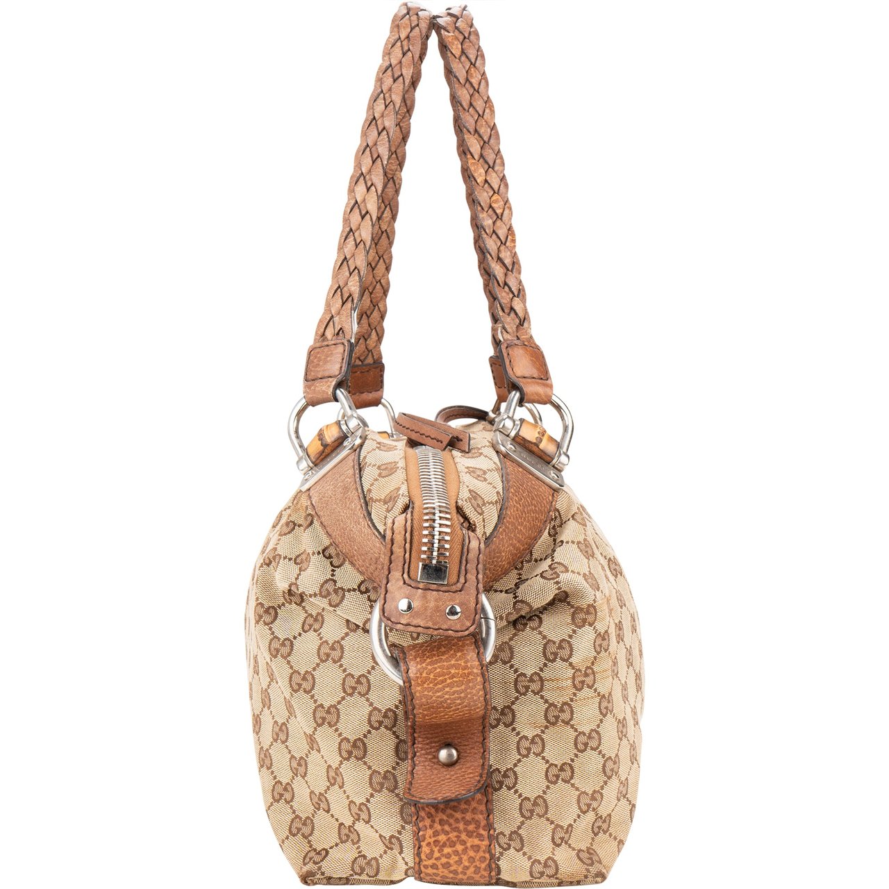 Gucci Gucci GG Monogram Bamboo Shoulder Bag Divers