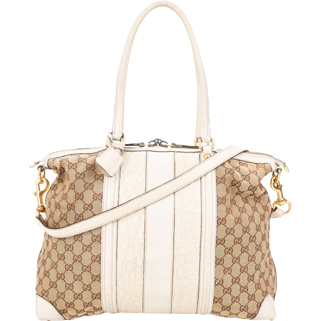 Gucci Gucci GG Monogram Croco Optic Handbag Divers
