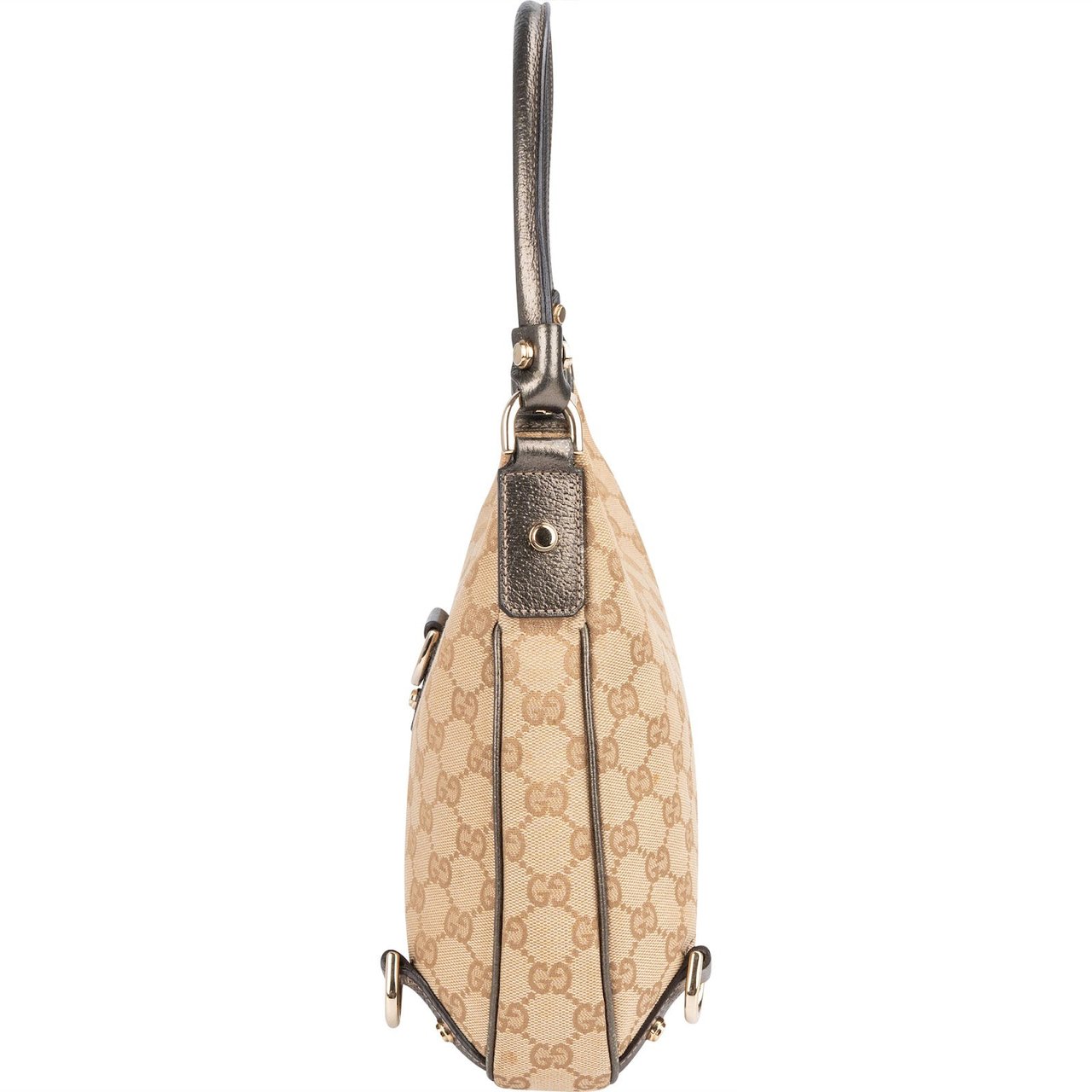 Gucci Gucci Monogram GG Abbey D-Ring Shoulder Bag Beige