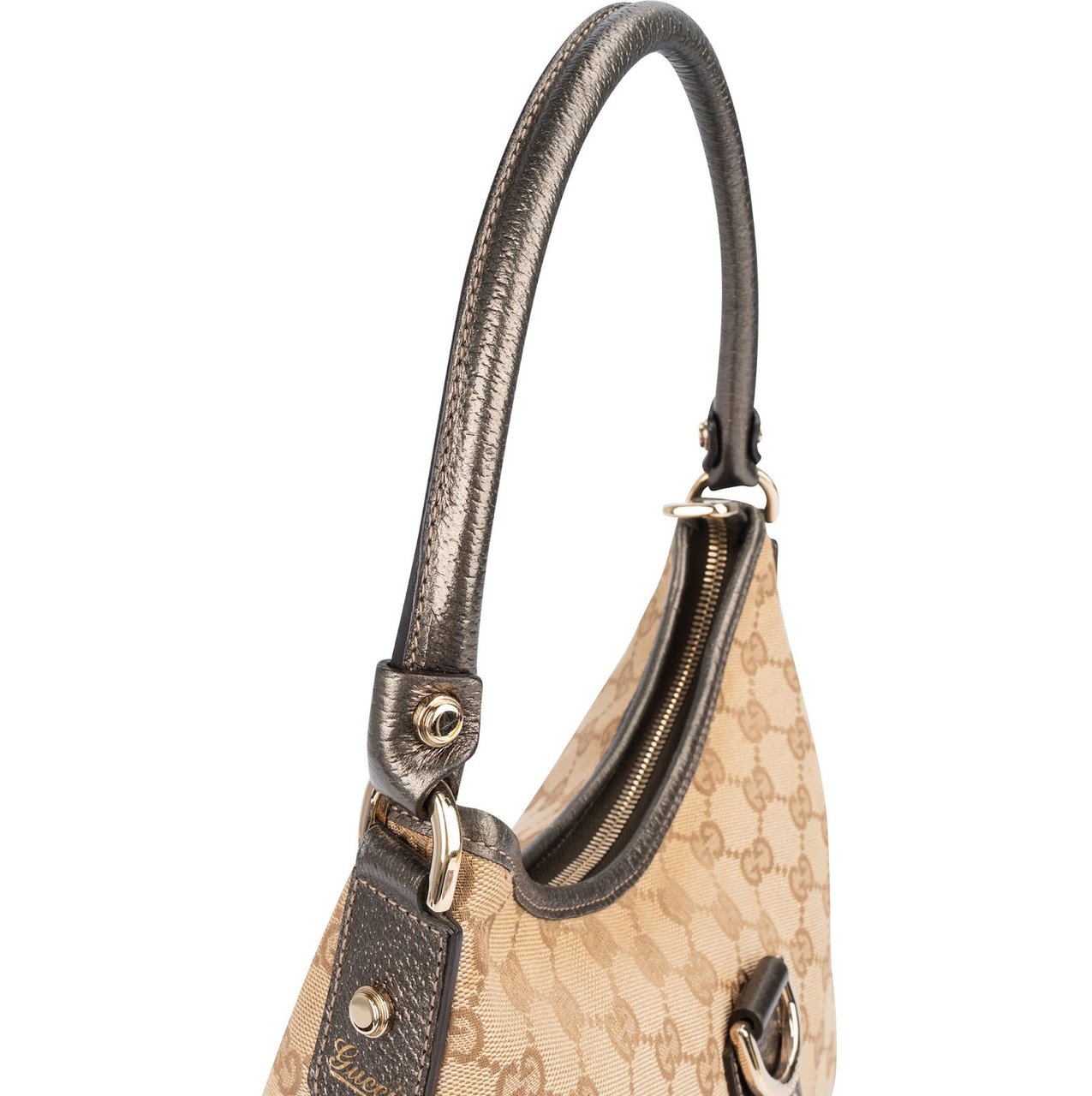 Gucci Gucci Monogram GG Abbey D-Ring Shoulder Bag Beige