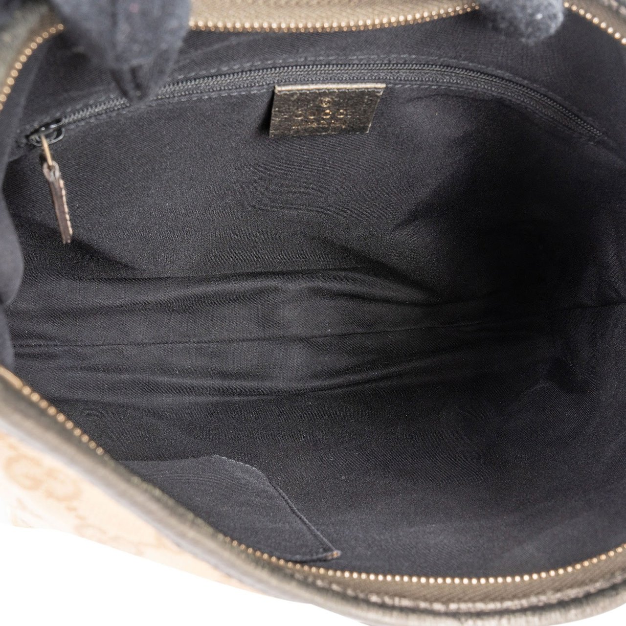 Gucci Gucci Monogram GG Abbey D-Ring Shoulder Bag Beige